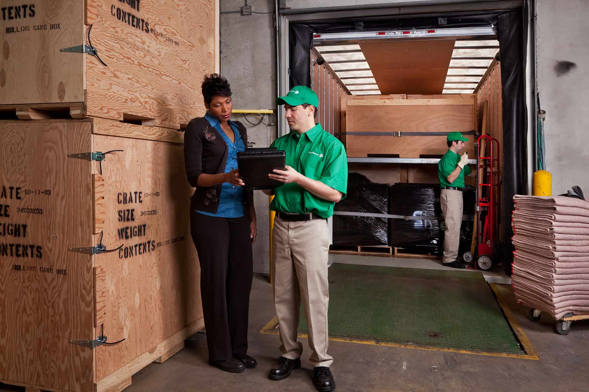 movers loading truck