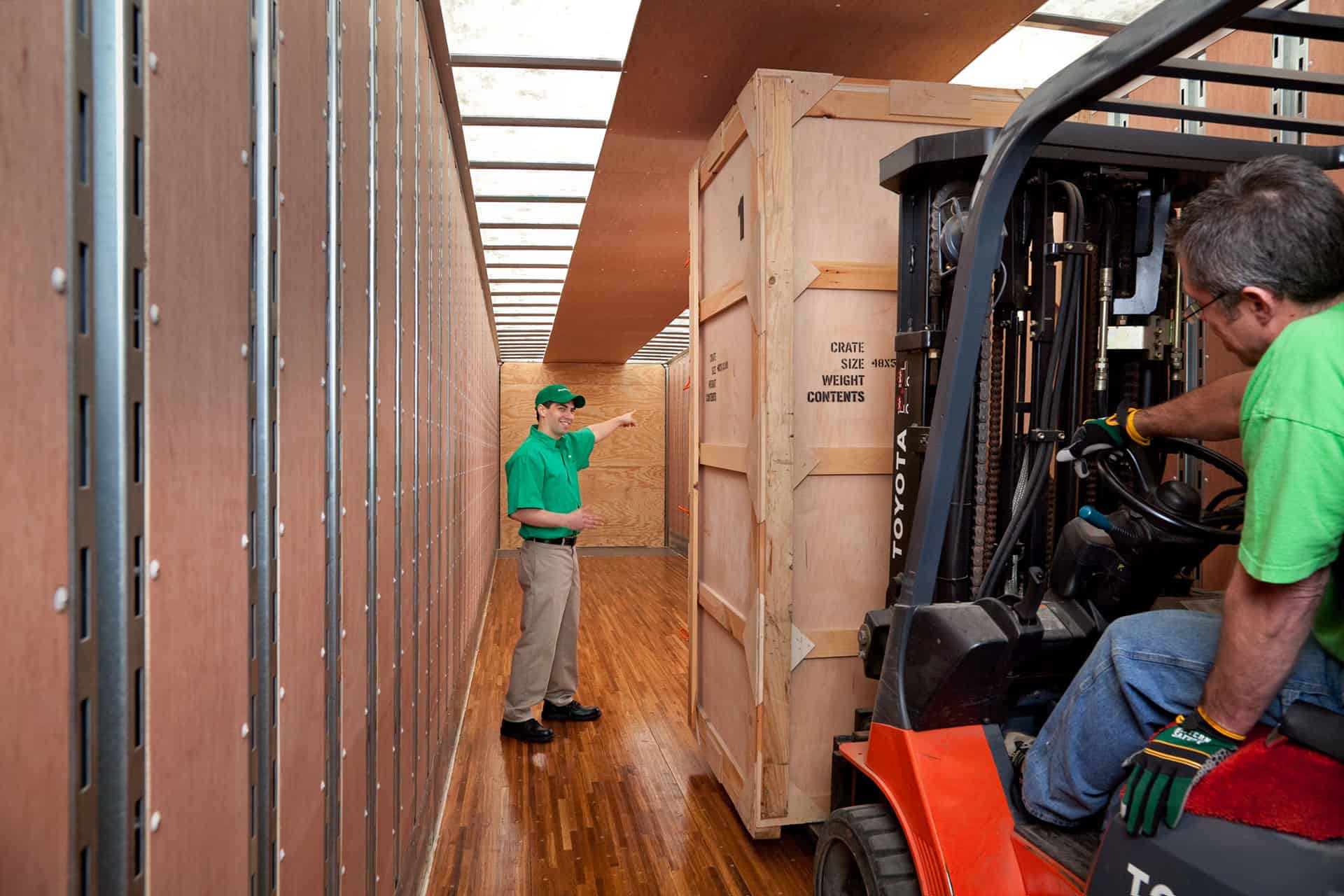 loading moving van