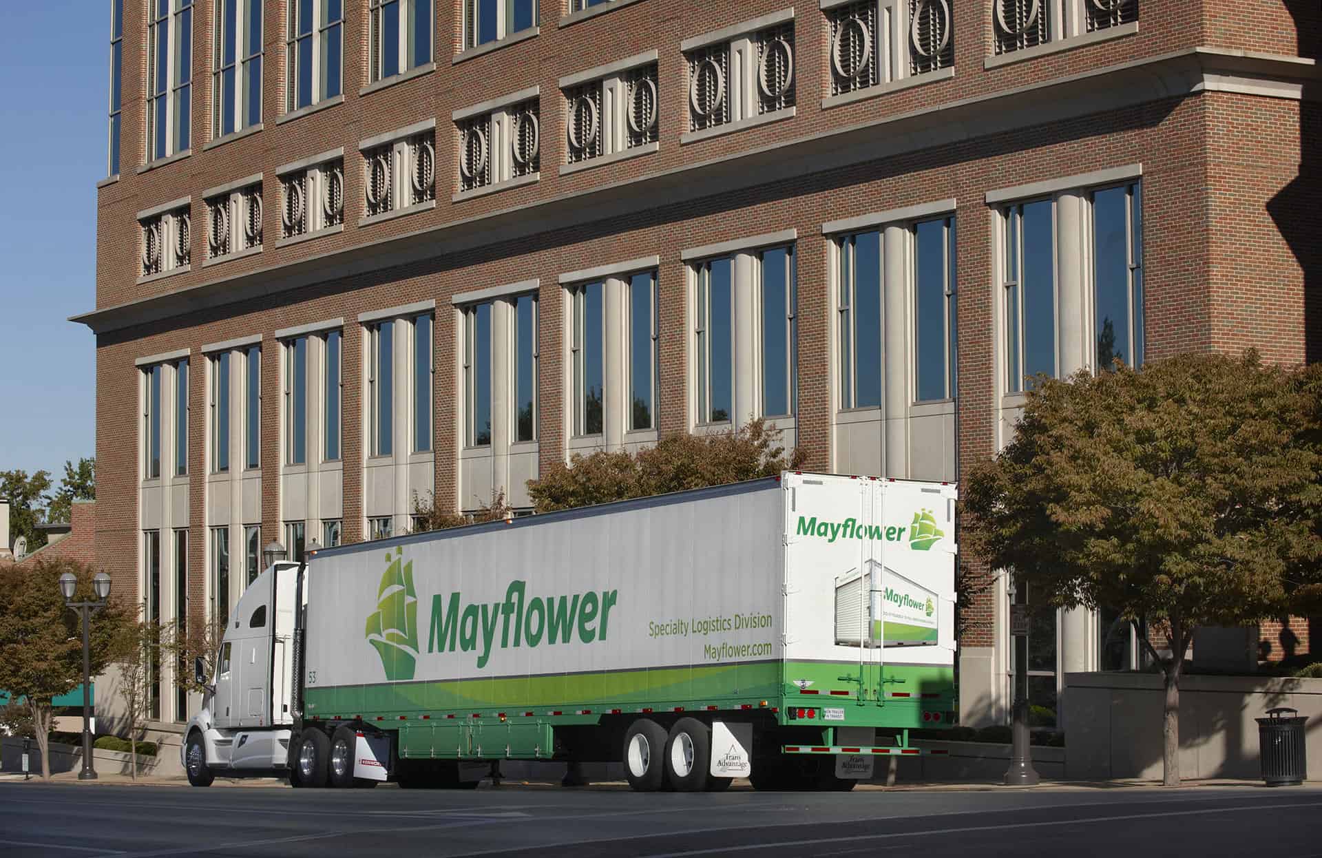 mayflower office relocation truck